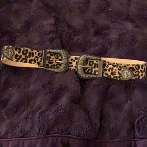 Leopard belt